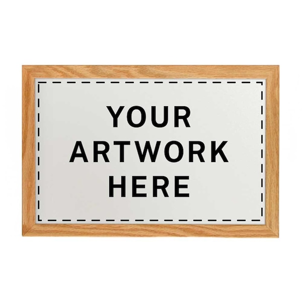 Drop-In Shadowbox, 12"x18", Cherry/Rubber